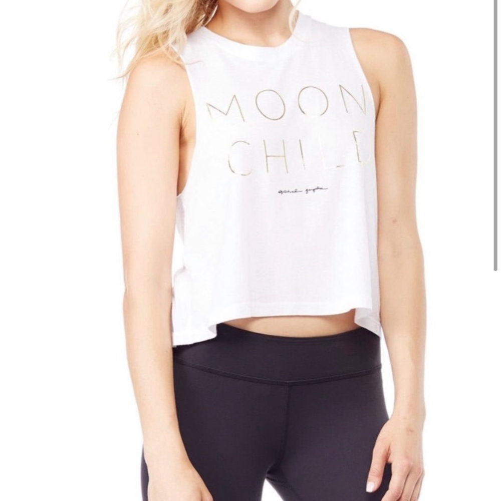 Spiritual Gangster Moon Child Tank | White | XS